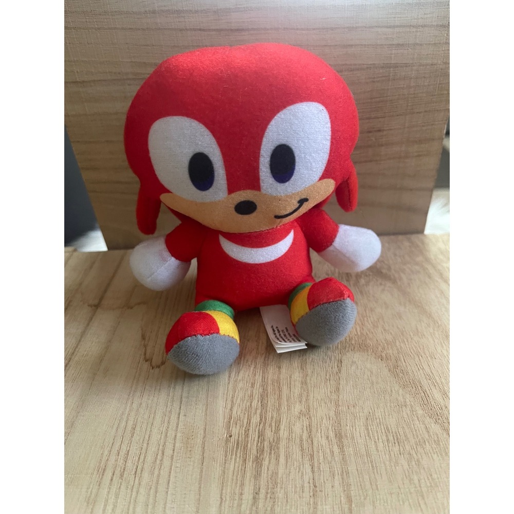 Video Game SEGA SONIC KNUCKLES  Stuffed Animal Plush Toy Factory Blind box Used